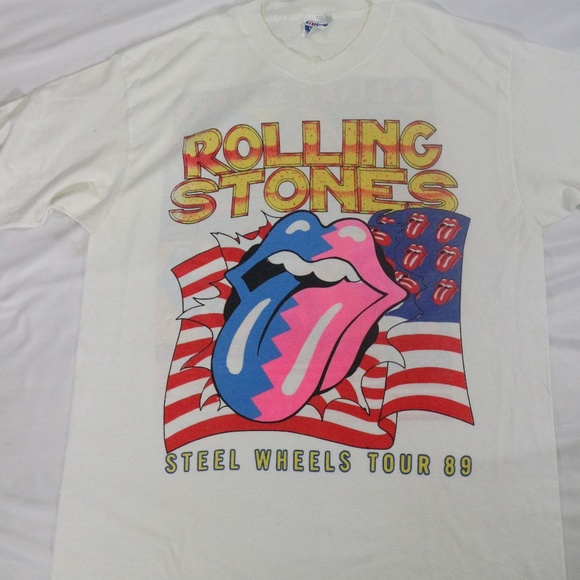 rolling stones 1989 tour t shirt